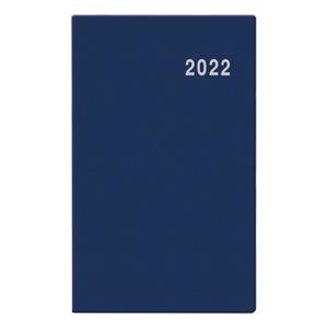 Měsíční diář 2022 Marika PVC kapesní - Modrá