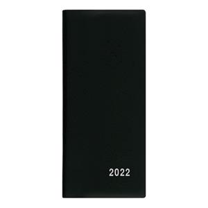 Měsíční diář 2022 Xenie PVC kapesní - Černá