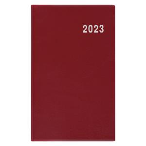 Měsíční diář 2023 Marika PVC kapesní - Bordó