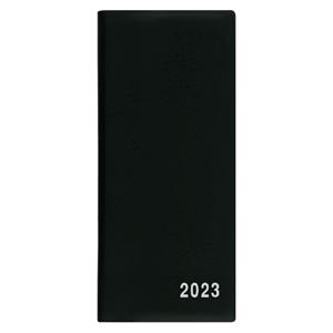Měsíční diář 2023 Xenie PVC kapesní - Černá
