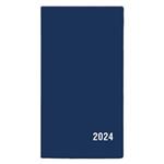 Měsíční diář 2024 Františka PVC kapesní - Modrá