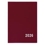 Měsíční diář 2026 Anežka PVC kapesní - bordó