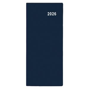 Měsíční diář 2026 Božka PVC kapesní - modrá