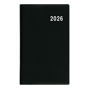 Měsíční diář 2026 Marika PVC kapesní - černá