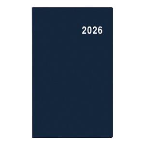 Měsíční diář 2026 Marika PVC kapesní- modrá