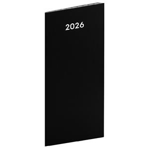 Měsíční diář 2026 plánovací kapesní - Čierná