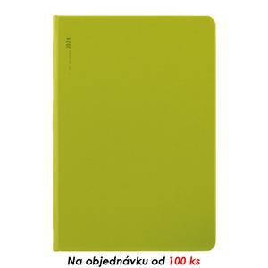 Měsíční diář 2026 s poznámkovým blokem Apple A5 - zelená