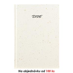 Měsíční diář 2026 s poznámkovým blokem Eko A5 - káva