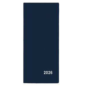 Měsíční diář 2026 Xenie PVC kapesní- modrá