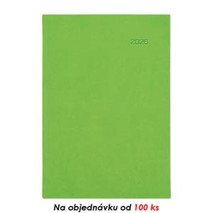 Měsiční diář s poznámkovým blokem 2026 Viva A5 - zelená