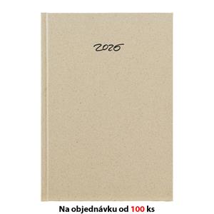 Měsíční diář s poznámkovým blokem slovenský diář 2026 Eko A5 - tráva