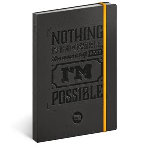 Motivační Notes - zápisník A5 - linkovaný