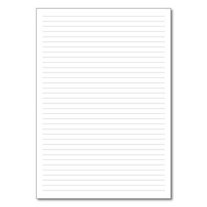 Náhradní blok A4 50 listů - linkovaný