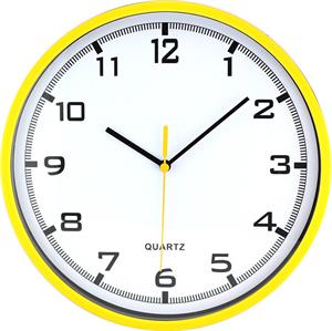 Nástěnné hodiny Magit - žlutá