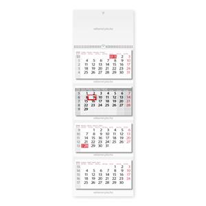 Nástěnný kalendář 2016 - Čtyřměsíční šedý