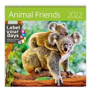 Nástěnný kalendář 2022 - Animal Friends