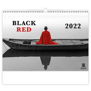 Nástěnný kalendář 2022 - Black Red
