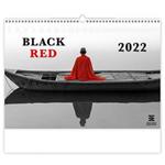 Nástěnný kalendář 2022 - Black Red