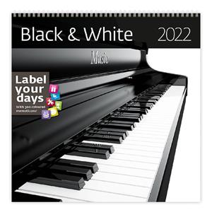 Nástěnný kalendář 2022 - Black & White