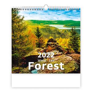 Nástěnný kalendář 2022 - Forest/Wald/Les