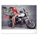 Nástěnný kalendář 2022 Girls & Bikes - Jim Gianatsis