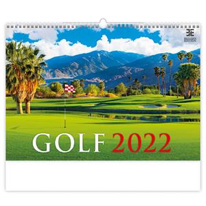 Nástěnný kalendář 2022 - Golf