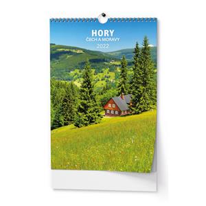 Nástěnný kalendář 2022 Hory Čech a Moravy