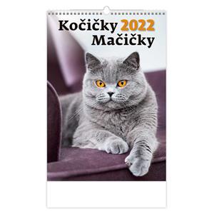 Nástěnný kalendář 2022 - Kočičky/Mačičky