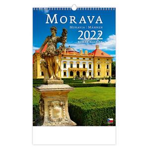 Nástěnný kalendář 2022 - Morava/Moravia/Mähren