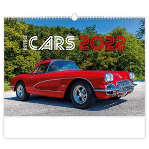 Nástěnný kalendář 2022 - Retro Cars