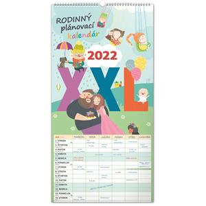 Nástěnný kalendář 2022 Rodinný plánovací XXL SK