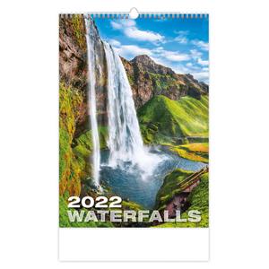 Nástěnný kalendář 2022 - Waterfalls