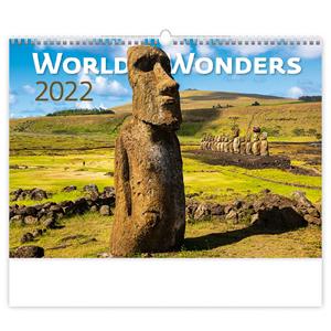 Nástěnný kalendář 2022 - World Wonders