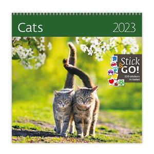 Nástěnný kalendář 2023 - Cats