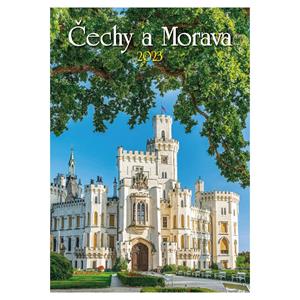 Nástěnný kalendář 2023 - Čechy a Morava