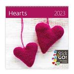 Nástěnný kalendář 2023 - Hearts
