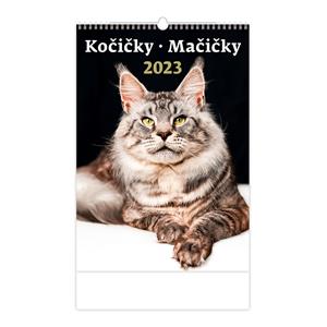 Nástěnný kalendář 2023 - Kočičky/Mačičky