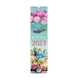 Nástěnný kalendář 2023 Kravata - Kytice