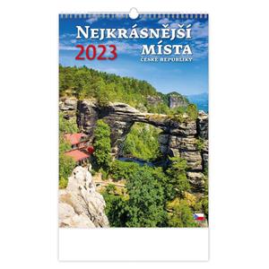 Nástěnný kalendář 2023 - Nejkrásnější místa ČR