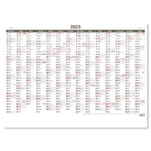 Nástěnný kalendář 2023 - Plánovací roční mapa A1 bezobrázková