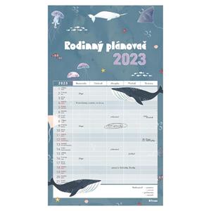 Nástěnný kalendář 2023 Rodinný plánovač - Les