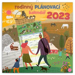 Nástěnný kalendář 2023 Rodinný plánovací