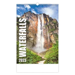 Nástěnný kalendář 2023 - Waterfalls
