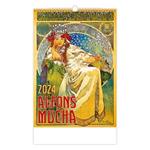 Nástěnný kalendář 2024 - Alfons Mucha