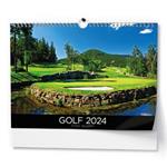 Nástěnný kalendář 2024 Golf - české resorty