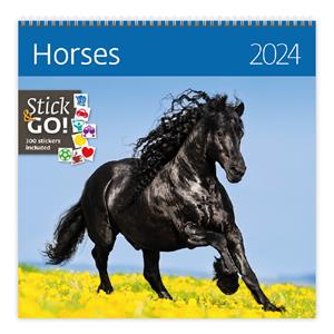 Nástěnný kalendář 2024 - Horses