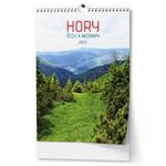 Nástěnný kalendář 2024 Hory Čech a Moravy
