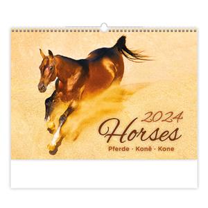 Nástěnný kalendář 2024 - Koně