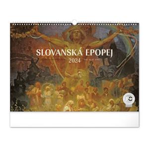 Nástěnný kalendář 2024 Slovanská epopej - Alfons Mucha