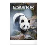 Nástěnný kalendář 2024 Za zvířaty do zoo